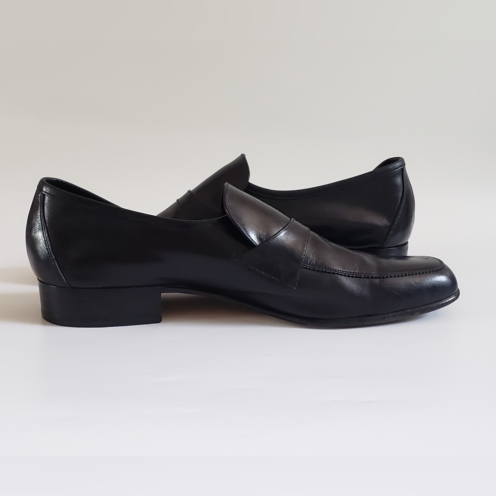 Christian Dior Messieur Women's Black Leather Shoes Size 8 - Picture 2 of 16